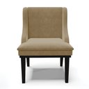 Ver imagem 3 de Kit 10 Cadeiras de Jantar Liz Suede Marrom Rato Base Fixa Madeira Preto - D’Rossi