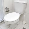 Assento Sanitário Almofadado Oval Branco Premium Atlas - 2