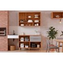 Ver imagem 3 de Cozinha Completa 2 Peças Celeste C578 Cinamomo/Platina MGM