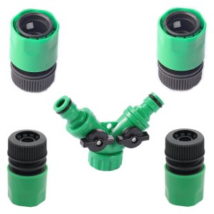 Conjunto para Mangueira com 5 Peças com Bloqueador de Fluxo D'água