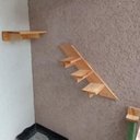 Ver imagem 2 de Escada Madeira Maciça Pinus Gatos Animal Pet