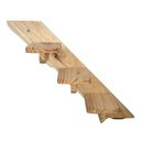 Ver imagem 1 de Escada Madeira Maciça Pinus Gatos Animal Pet