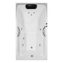 Ver imagem 1 de Banheira Retangular Macaé Completa com Hidro em Acrílico - 1.50x0.80x0.40 - 127v