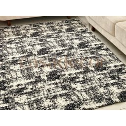 Tapete para Sala Mesclado Carrara:Preto/150x200cm - 1