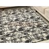 Tapete para Sala Mesclado Carrara:Preto/150x200cm - 1