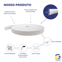 Ver imagem 3 de Moldura Rodameio Eva Autocolante Flexível Netuno 5cmx8mm 25 Metros - Branco