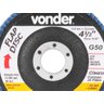 Flap disc 4.1/2" g50 costado fibra cônico p/ aço carb e inox - 3