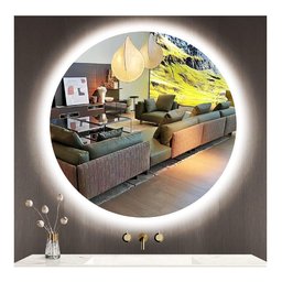 Espelho Redondo Iluminado com Led Frio 60cm Touch - 6