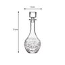 Licoreira Whisqueira Cristal Oasis Garrafa Decanter Vinho Whisky Licor Cachaça Adega Bar 1Litro - 4