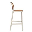 Ver imagem 3 de Kit 2 Banquetas Positano Fratini 108 Cm (altura) Polipropileno Nude Tramas Bege Simulando Rattan