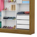 Ver imagem 7 de Guarda-Roupa Casal 3 Portas com Espelho Santiago Premium Espresso Móveis Marrom/Cinamomo