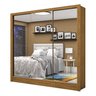 Guarda-roupa Casal 3 Portas com Espelho Santiago Premium Espresso Móveis - 3