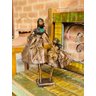 Escultura Mãe e Filha. Artesanal. Feito à mão. Papietagem - 1