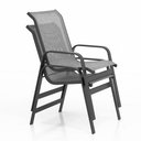Ver imagem 3 de Cadeira Reforçada com Tela Sling – Ideal para Momentos De lazer em casa