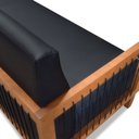 Ver mais imagens de Sofá Bex 2 Lugares 160 cm Corano Preto