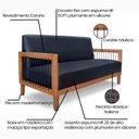 Ver imagem 4 de Sofá Bex 2 Lugares 160 cm Corano Preto
