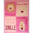 Ver imagem 2 de Cobertor Bebê Zoo Rosa Cobertores Parahyba Linha Plush Bebe Estampado