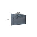 Ver imagem 6 de Conjunto de Organização Profissional 1 Bancada Aberta 150cm 1 Painel para Ferramentas em Aço Presto