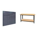 Ver imagem 1 de Conjunto de Organização Profissional 1 Bancada Aberta Cm 1 Painel para Ferramentas em Aço Presto