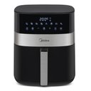 Ver imagem 1 de Fritadeira Air Fryer Midea Smart Chef Plus Preta 6l 220v Mad600010apkw2