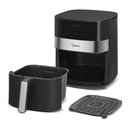 Ver imagem 3 de Fritadeira Air Fryer Midea Smart Chef Plus Preta 6l 220v Mad600010apkw2
