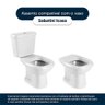 Assento Sanitário Laqueado Soft Close Sabatini Branco para Vaso Icasa com Ferragem Dourada - 5