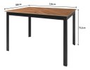 Ver imagem 7 de Conjunto Sala de Jantar Mesa Retangular Industrial com 4 Cadeiras Allegra - Preto