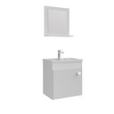 Ver imagem 1 de Armário Gabinete e Espelheira P/ Banheiro 1pt Iris 44cm Branco Mgm Móveis