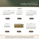 Ver imagem 2 de Armário Aéreo de Canto Florença 90cm 1 Porta MDP Branco Multimóveis