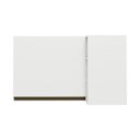 Ver imagem 5 de Armário Aéreo de Canto Florença 90cm 1 Porta MDP Branco Multimóveis