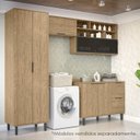 Ver mais imagens de Armario Paneleiro 2 Portas Mdf 70 Cm Tosc Pto03 Freijo Freijo Mxm