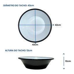 Fritadeira Elétrica Tacho Esmaltada Capacidade 7 Litros - 5