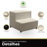 Escada Estofada Escadinha 2 Degraus para Maca Estetica Clinica Tatuagem Cílios Suede Luxo com Capa P - 5