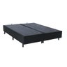 Base de Box Casal Bipartido 79x198x26 Fjr Box Preto - 1
