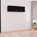 Ver imagem 3 de Armário Aéreo para Cozinha 3 Portas 120 cm Preto – Poquema