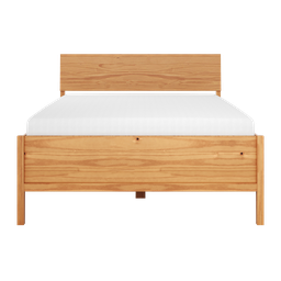 Cama de Casal em Madeira Maciça 147cm X 198cm Square - 4