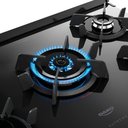 Ver imagem 5 de Fogão Dako 5 Bocas com Mesa de Vidro Tripla Chama Supreme Timer Glass Titanium Bivolt