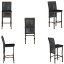 Ver imagem 5 de Mesa Bistro e 2 Banquetas Roma Marrom Corda Náutica 12 Trama Original