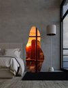 Ver imagem 1 de Espelho Orgânico Luxo Grande 150 X 60 Corpo Inteiro Moderno Lapidado com Suporte