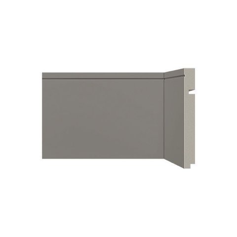 Rodape 518 Cinza Titanium Poliestireno 15cm Santa Luzia:cinza Titanium
