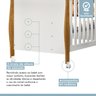 Quarto de Bebê Completo com Guarda-roupa, Berço e Cômoda Manu - 10