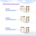 Ver mais imagens de Quarto de Bebê Completo com Guarda-Roupa, Berço e Cômoda Manu