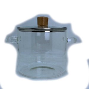 Panela C/alça em Vidro Borossilicato Transparente 2.6l