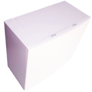 Caixa 4x4 Versatil Sobrepor Branco MarGirius Slim Sobrepor 4X4" 1 lanterna Emerg.1 tomadas 10A + 1 i