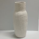 Ver imagem 5 de Vaso Decorativo Enfeite Casa Home&Co Cerâmica 40x15x15cm Marfim