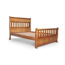 Ver imagem 3 de Cama Nathalia 1,40 Madeira Maciça Marrom/Mogno Mel