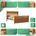 Ver imagem 5 de Cama Nathalia 1,40 madeira maciça