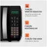 Forno Micro-ondas Mondial 34 Litros Mo-02-34 com 1400w Preto - 127v - 3