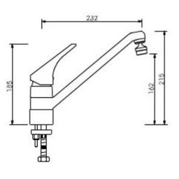 Misturador Monocomando Bica Movel Deca Premium 2256c60 - 2