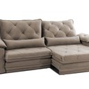 Ver imagem 5 de Sofá Reclinável 3 Lugares 230cm Dakota Marrom Platinum Tabaco